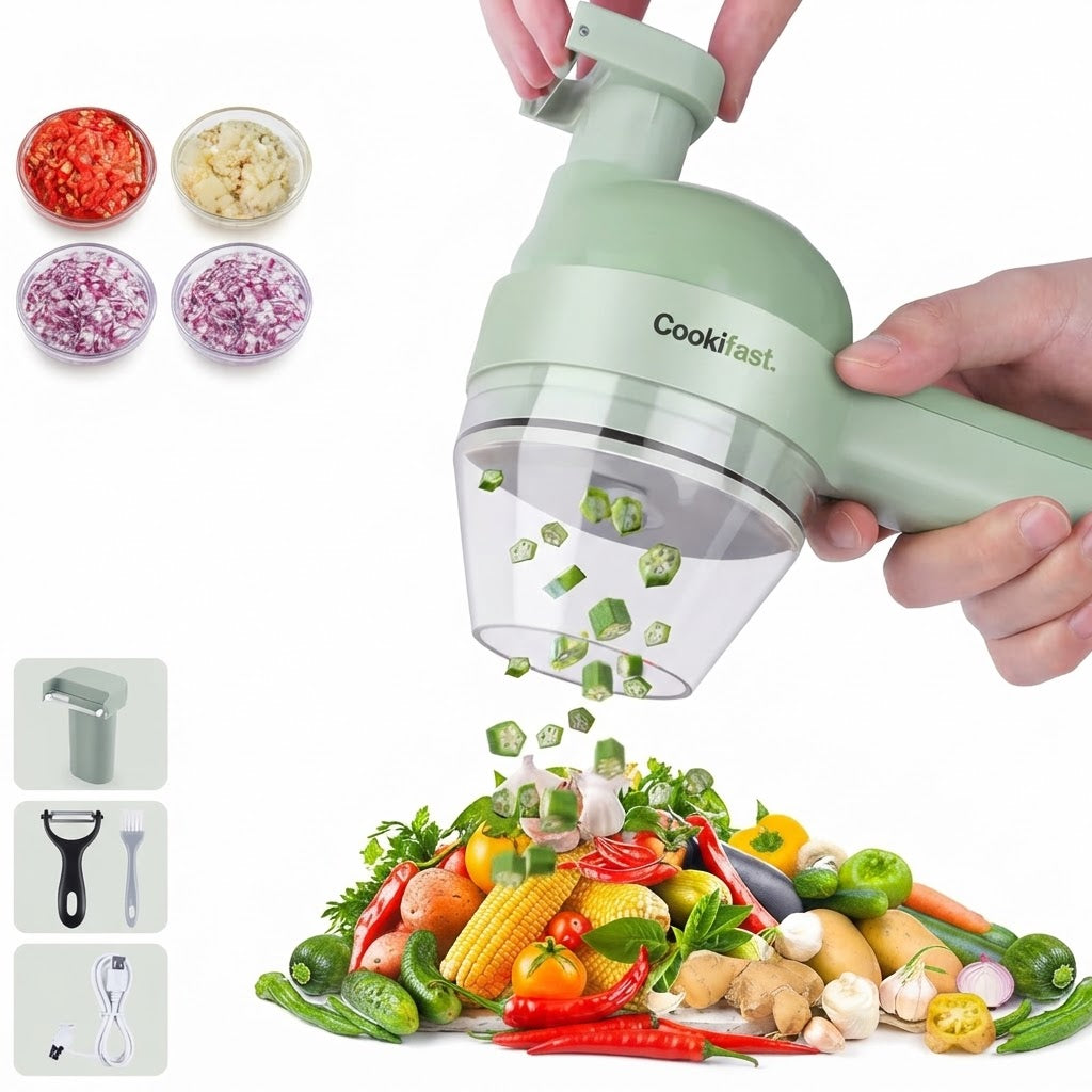 Cookifast 4-in-1 Electric Chopper Set