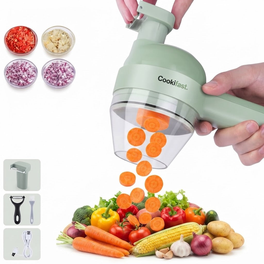 Cookifast 4-in-1 Electric Chopper Set
